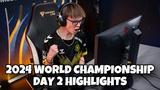 RLCS 2024 WORLD CHAMPIONSHIP DAY 2 HIGHLIGHTS | ALL ROUND 2 MATCHES!