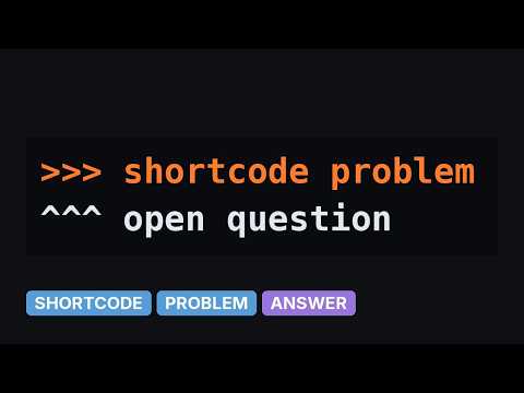 Wordpress: Help with Shortcode Functionality (2 Solutions!!)