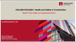Fire Safety in Construction-Part 2