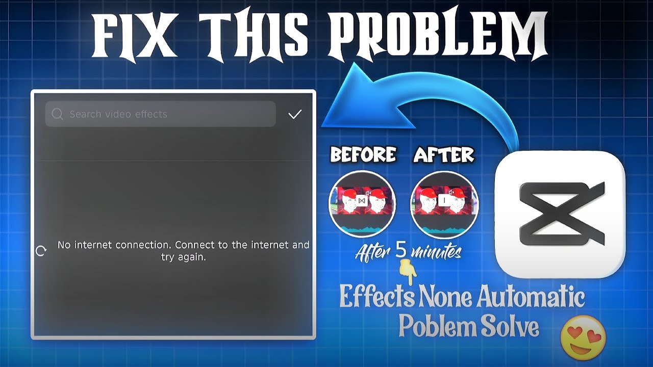 Capcut No Internet problem || Capcut Effects None Automatic Problem 😳 || Capcut Not Working 👨‍💻 ||