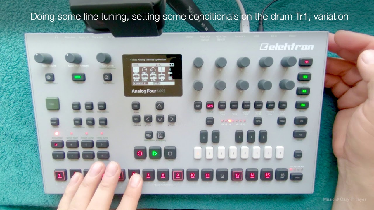 ANALOG 4 TUTORIAL 6 - making pads, drums, bass, seqs & leads on 4 tracks 90s Soul Track from Scratch