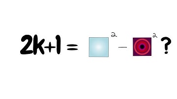 Every Odd Integer is The Difference of Two Perfect Squares!