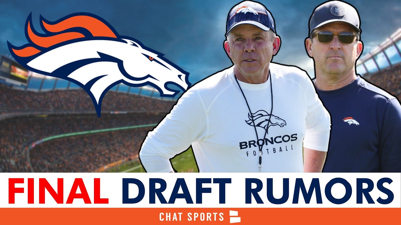 FINAL Denver Broncos Draft Rumors Before The 2025 NFL Draft Ft. Trading Pick #20