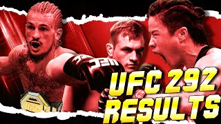 UFC 292 RESULTS Sterling vs. O'Malley