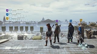 AC Unity 2024 coop in gunslinger outfit -- Elise mod pack