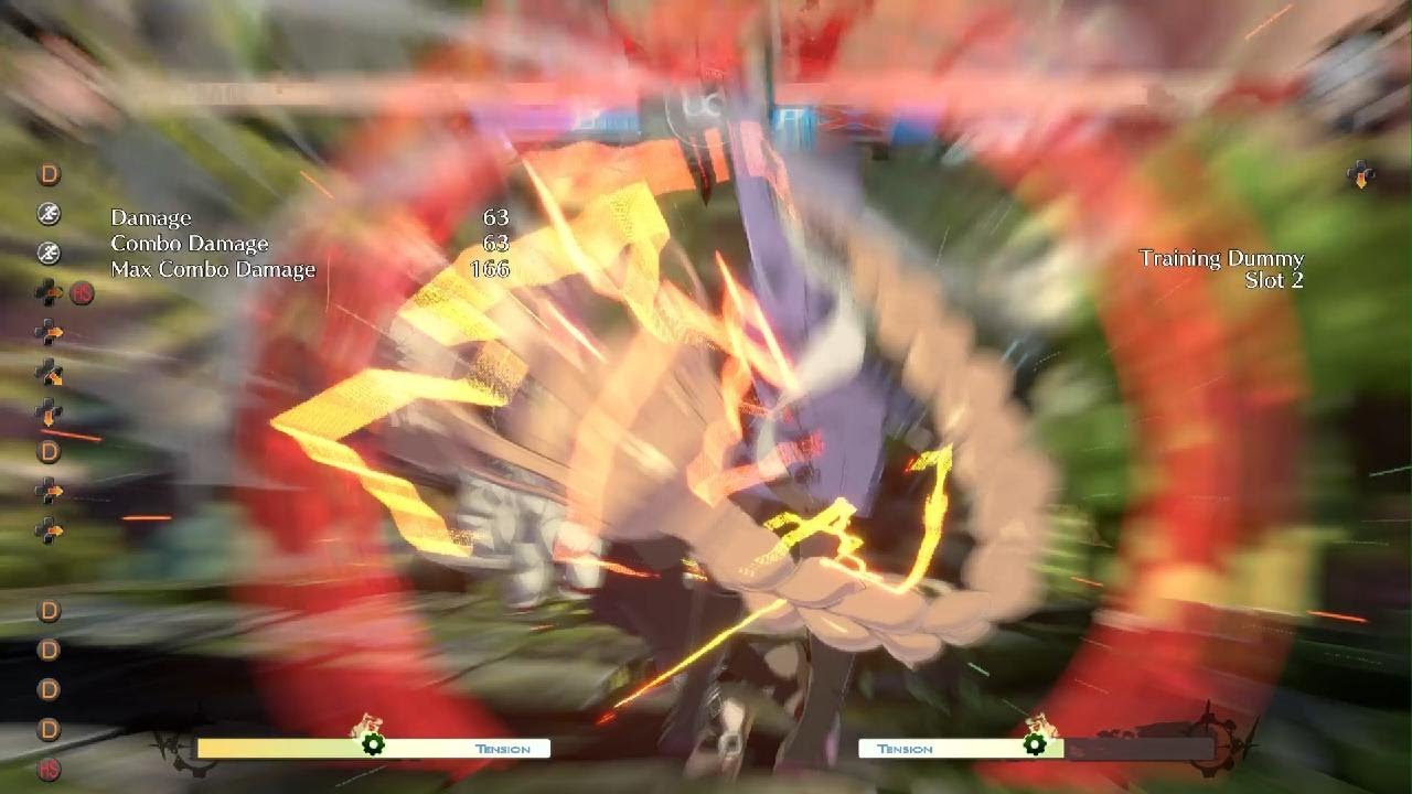 GGST Millia - 5[D] Burst bait combo