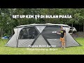 Set up kzm x9 di bulan puasa  pesona bukit damar megamendung bogor camping campinggear