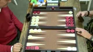 2014 Leuven Open Backgammon: Last round, to decide tournament winner
