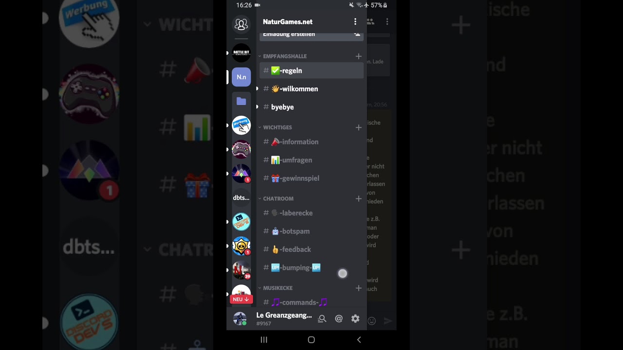 Dc Server verstellung NaturGames.net