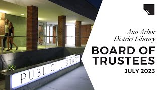 AADL Board Meeting - July 24, 2023