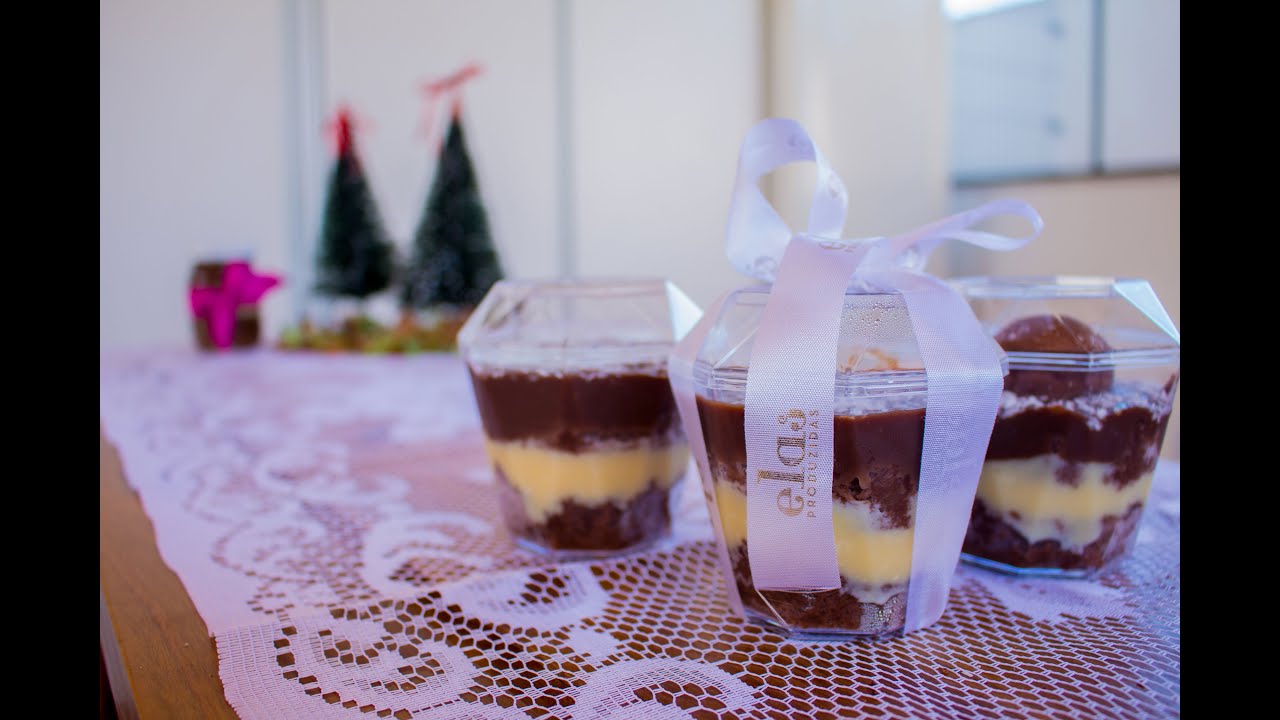 Receita Bolo de Pote Prestígio - Especial de Natal