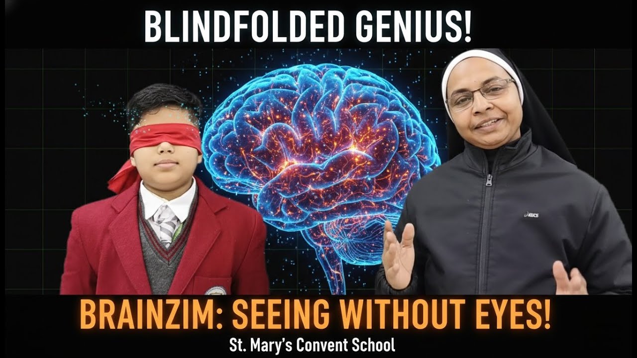 Seeing Without Eyes? ✨ Meet the Prodigy of St. Mary's Convent School: Mehul Gupta (Class V)