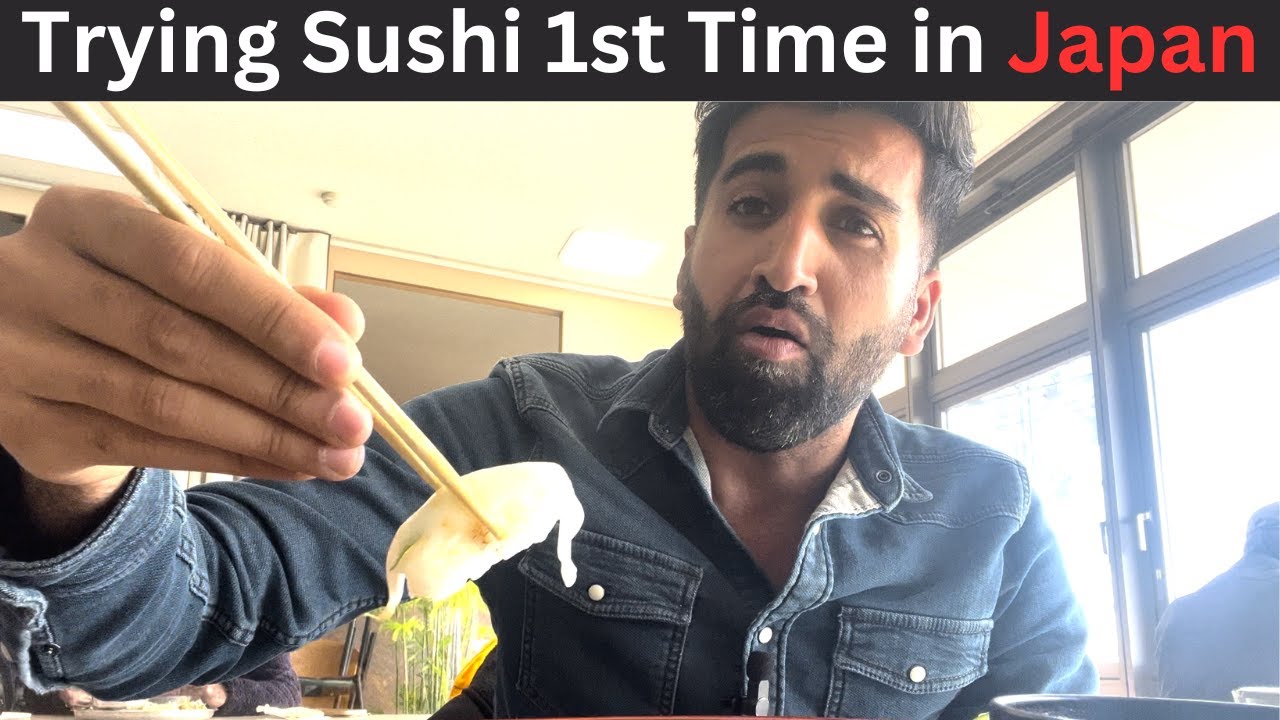 Pakistani Trying Sushi for 1st Time in Japan #reaction #sushi #japan ...
