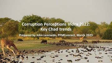 Corruption Perceptions Index 2022 Chad key trends