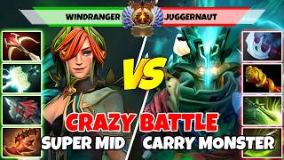ウィンドレンジャー (ミッド) vs ジャガーノート (キャリー) - Dota 2 イモータルランク帯プレイヤーによる壮絶な戦い - Z Dota 2 screenshot 5