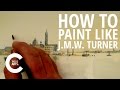 HOW TO PAINT LIKE J.M.W. TURNER WITH CIRCLE LINE | CANVAS