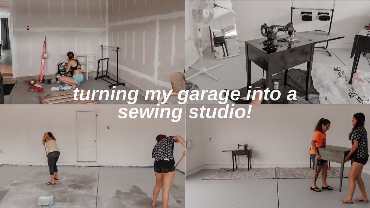 Turning My Garage into a Sewing Studio!