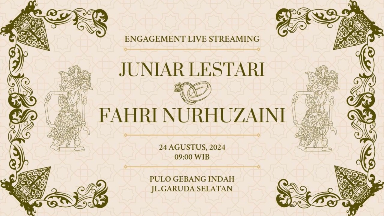 LIVECAM | LIVE STREAMING - LAMARAN NIA & FAHRI