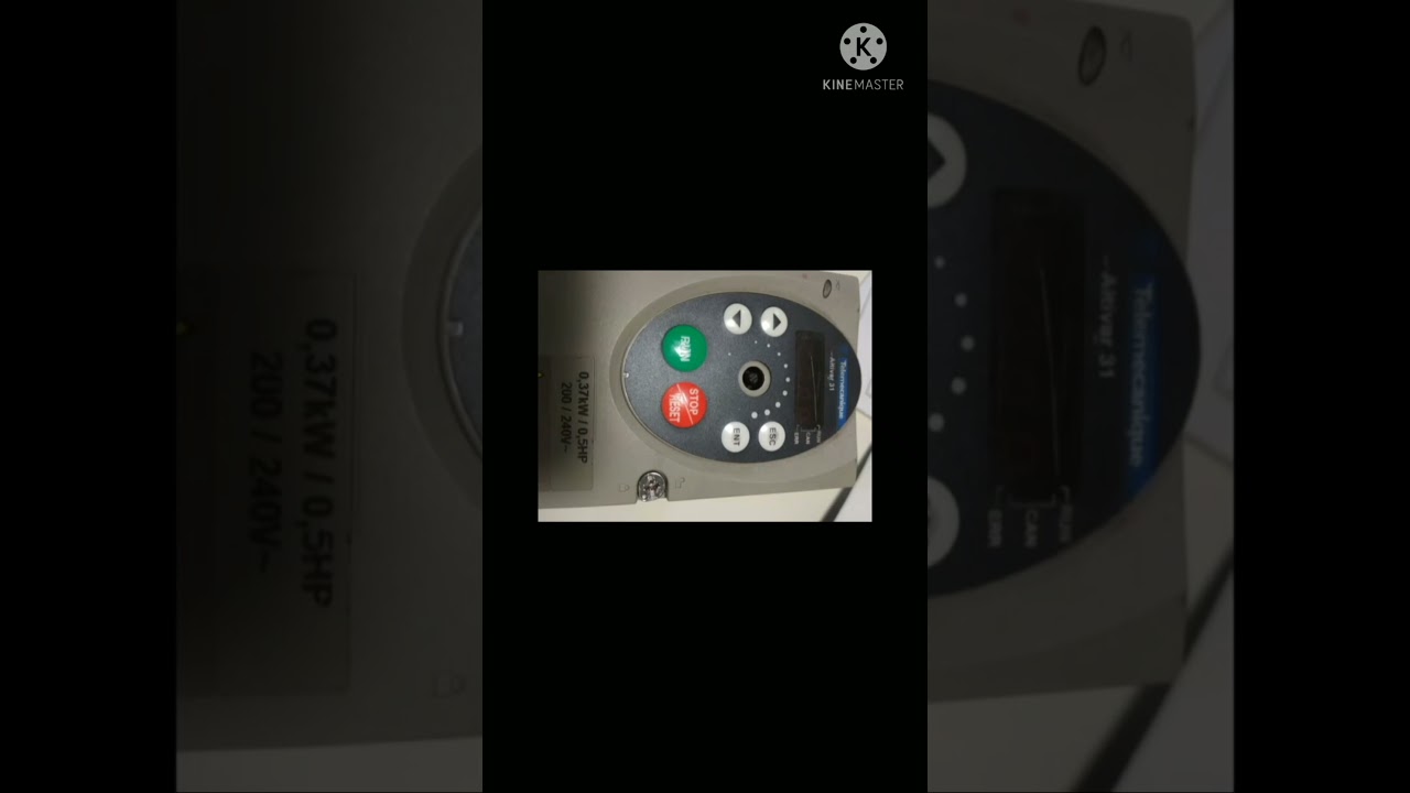 ATV 31 VFD external terminal run /how to program telimechanique ac drive
