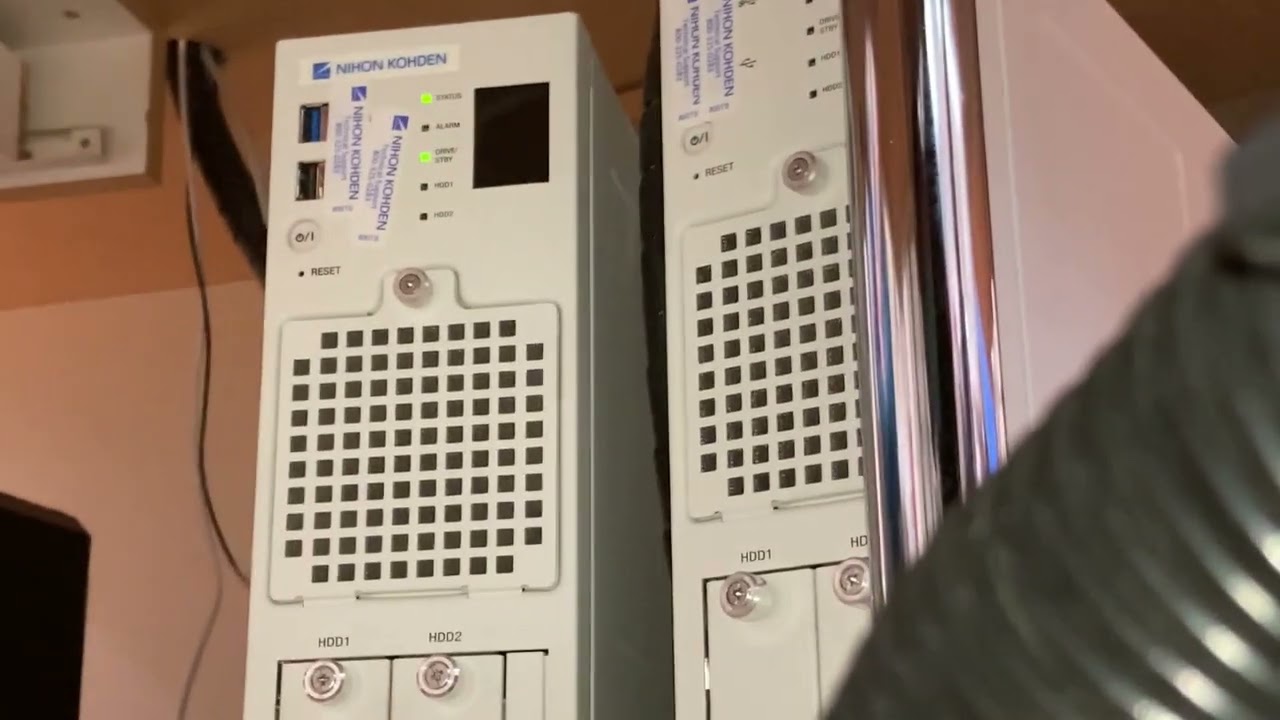 A Biomed Must Do Quarterly Dust Vacuum  NIHON KOHDEN CPU Central Monitoring Systems. TELE Department