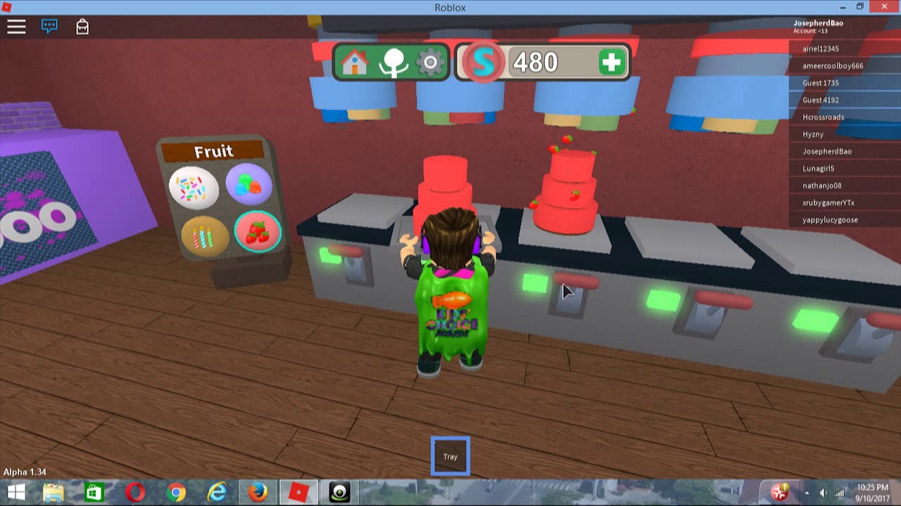 Part A BAKER IN ROBLOX(Bakers Valley) YouTube