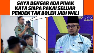 Saya Dengar Ada Pihak Kata Siapa Pakai Seluar Pendek Tak Boleh Jadi Wali. -Ulasan Prof Dr Maza-