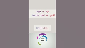 What is the square root of 169? #puzzlegame #riddle #puzzles #riddles #riddleshorts