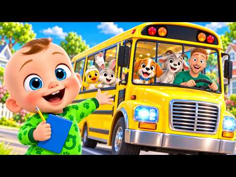 Wheels on the Bus: Animal Adventure 4K | BillionSurpriseToys Nursery Rhymes, Kids Songs EP4