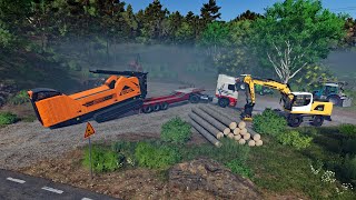 FS25 - Map Hutan Pantai 030 - Forestry, Farming and Construction - LS25