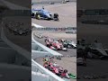Oval restarts 🫣 #INDYCAR #Iowa #Motorsport