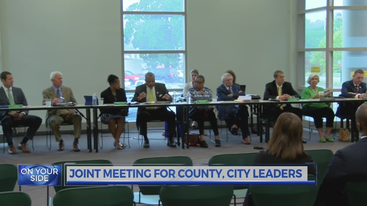 County and city leaders come together in joint meeting - YouTube