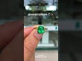 Vivid top green 3 carat Colombian emerald solitaire bezel 18K engagement ring