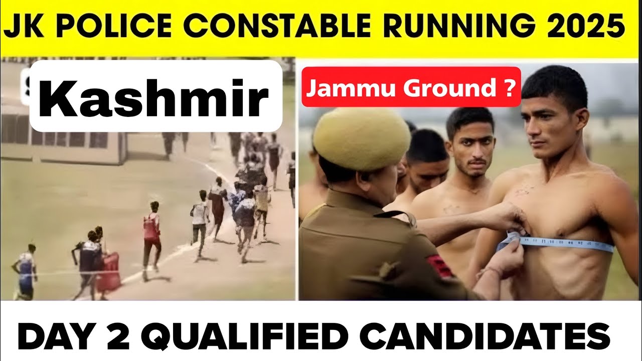 JKP Constable Physical Test Update Today : PET PST Result Day 2 | Qualify Ratio : Jammu Ground ?