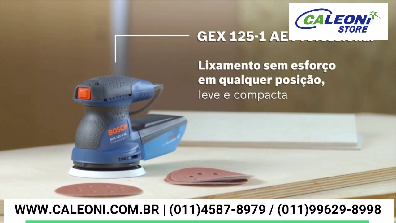 Lixadeira Excêntrica GEX 125-1 AE 