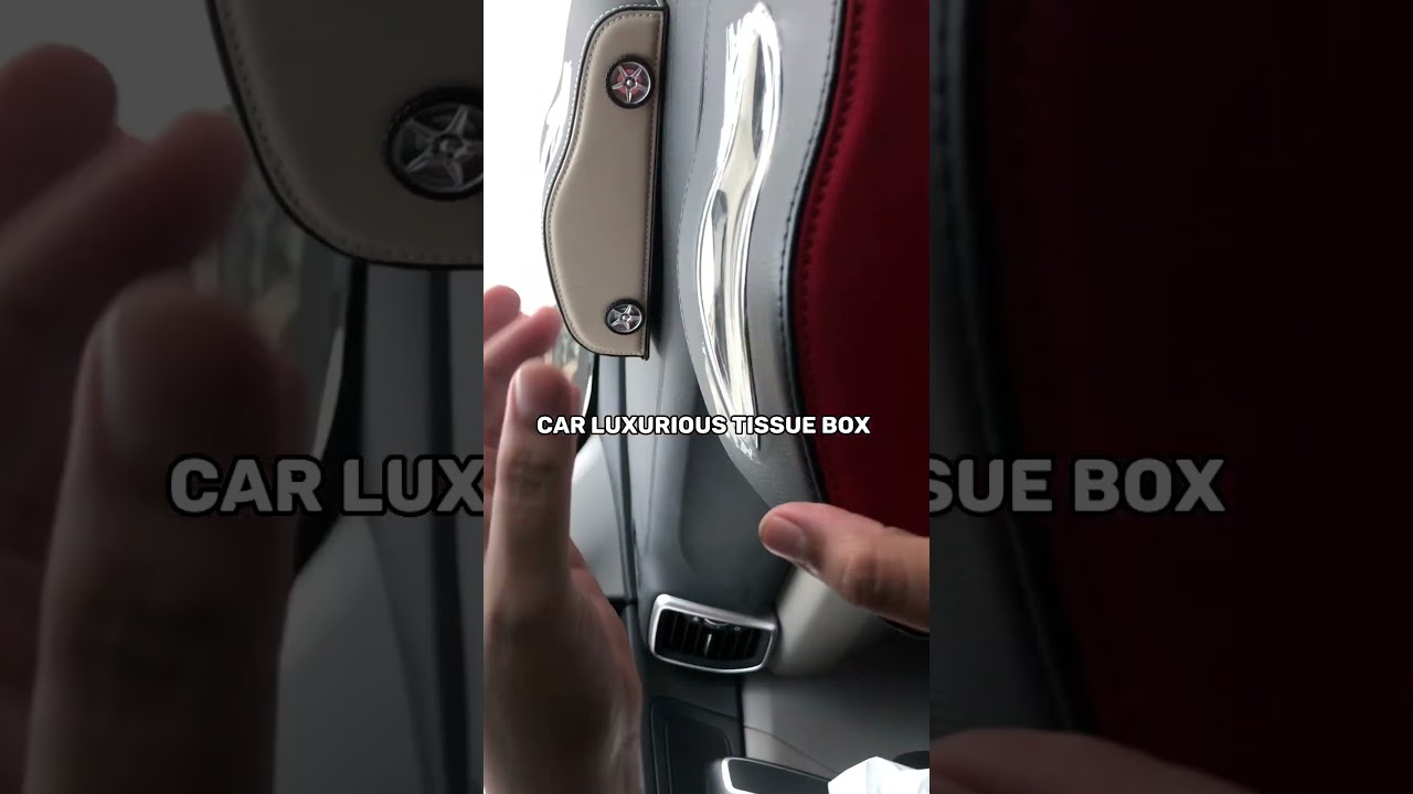 Car Shape Leather Tissue Box