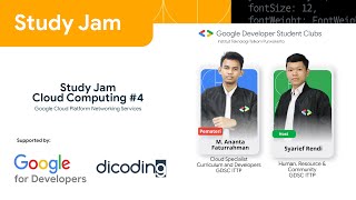 STUDY JAM CLOUD #4 “Google Cloud Platform Networking Services”