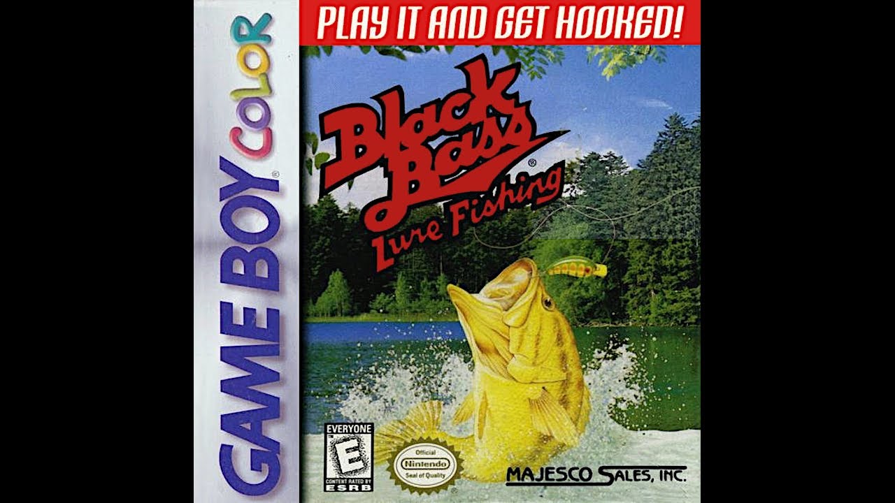 Game Boy Color Black Bass Lure Fishing 'Title' YouTube