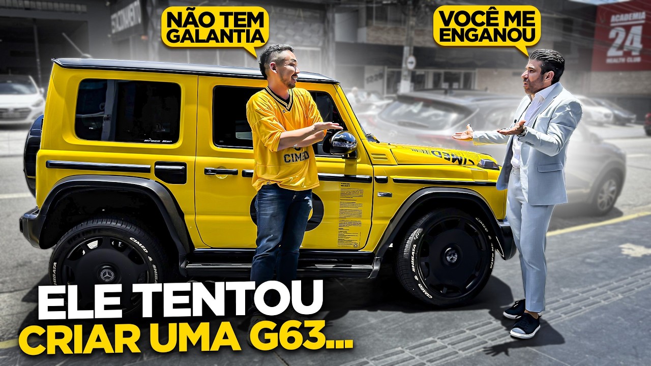 SHIBATA DA CIMED CHEGA NA TCAR COM A MINI G63 MAIS INSANA DO BRASIL