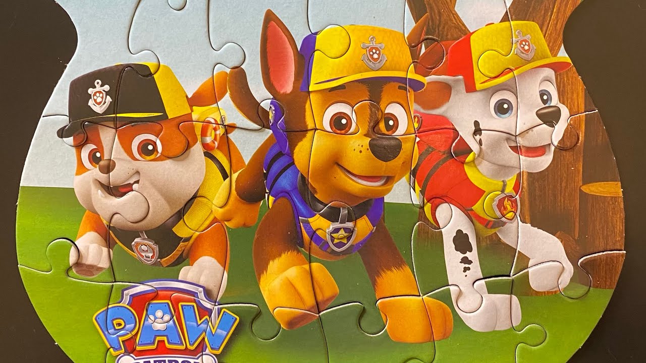 Paw patrol puzzle complete video