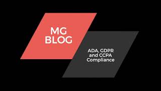 Datos Website Compliance and You: ADA, GDPR, & CCPA Actualización