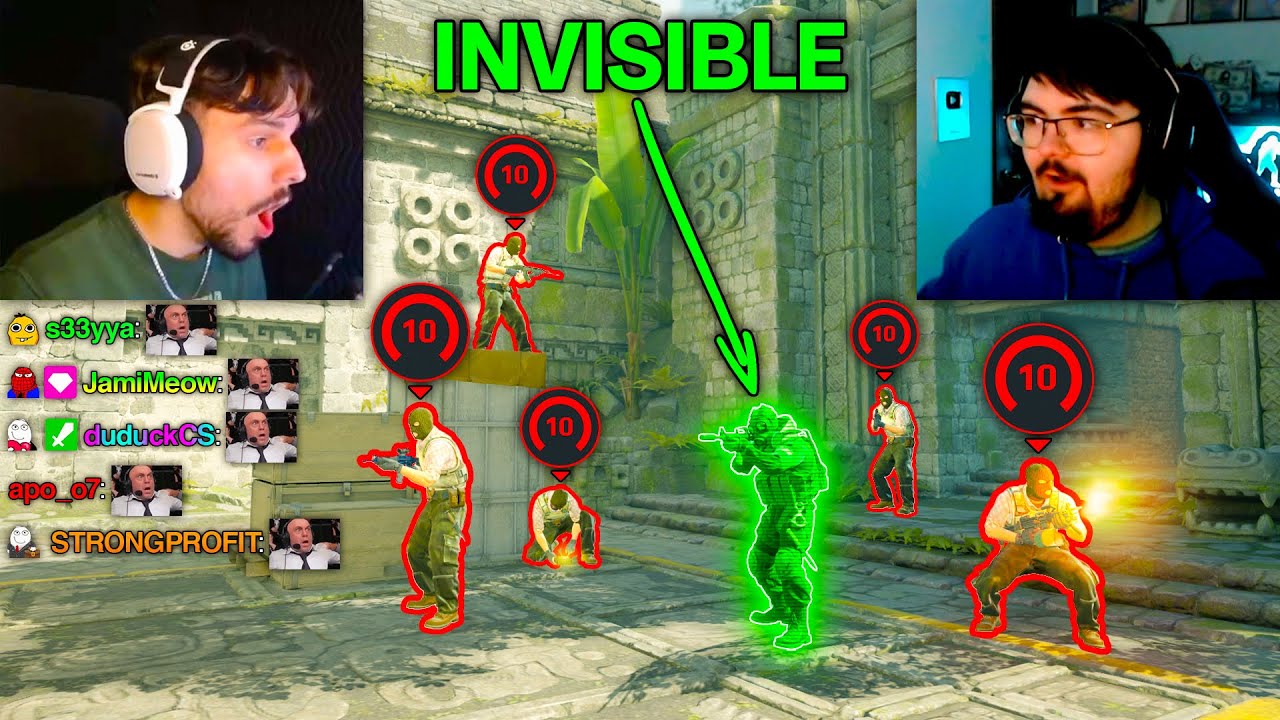 INVISIBLE AUSTINCS vs. 5 FACEIT LEVEL 10s… (1v5)
