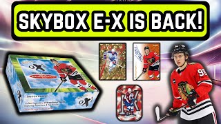 CASE HIT! 2023-24 Skybox E-X Hockey Hobby Box Review! screenshot 4