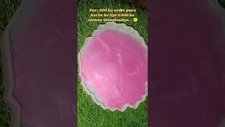 resin frame pink base color 💕 #resinart #basecolor #tutorial #youtubeshorts