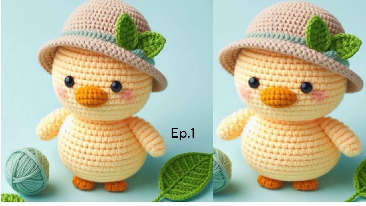 Crochet amigrumi Duck || beginner tutorial ||crochet amigurumi duck|| amigurumi duck crochet pattern