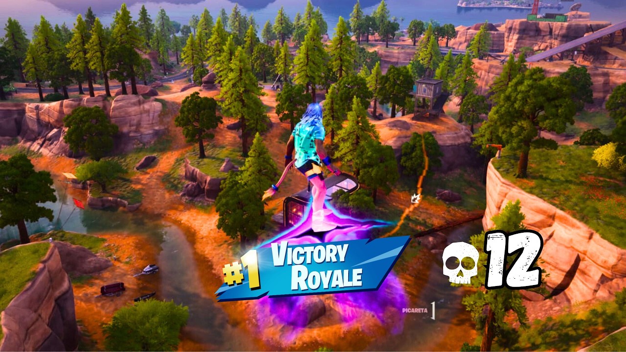 Solo vs Squad Zero build gameplay win - Fortnite chapter 7 PS5