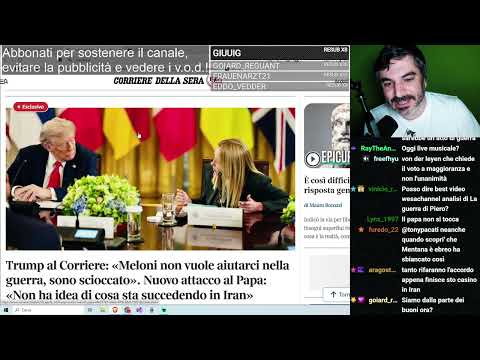 Meloni s'è desta? / Lobbismo sionista in EU / Illusione "regime change"