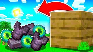 Minecraft ,but planks drop OP Items...