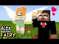 ALEX and HEROBRINE, SO SWEET: Beautiful Fairy Alex! : RomCom Monster School Minecraft Animation