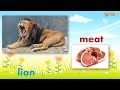 Animals and their food  learning  ausum sisters