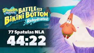 SpongeBob SquarePants: Battle for Bikini Bottom – Rehydrated 77 Spatulas (Lagless) Speedrun in 44:22